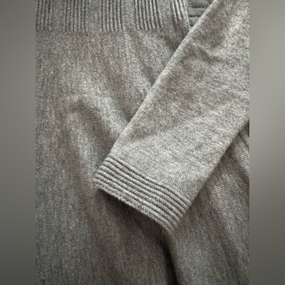 Girls Mayoral Long Sleeve Gray Dress - Picture 5 of 5